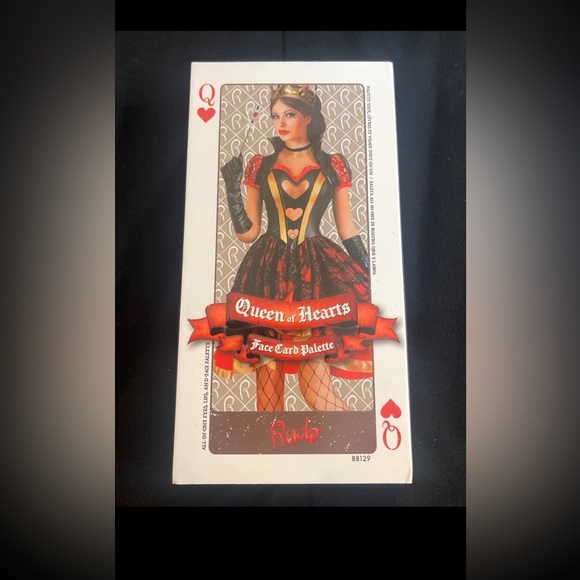 NEW Rude Cosmetics Queen of Hearts Makeup Palette - Picture 1 of 3